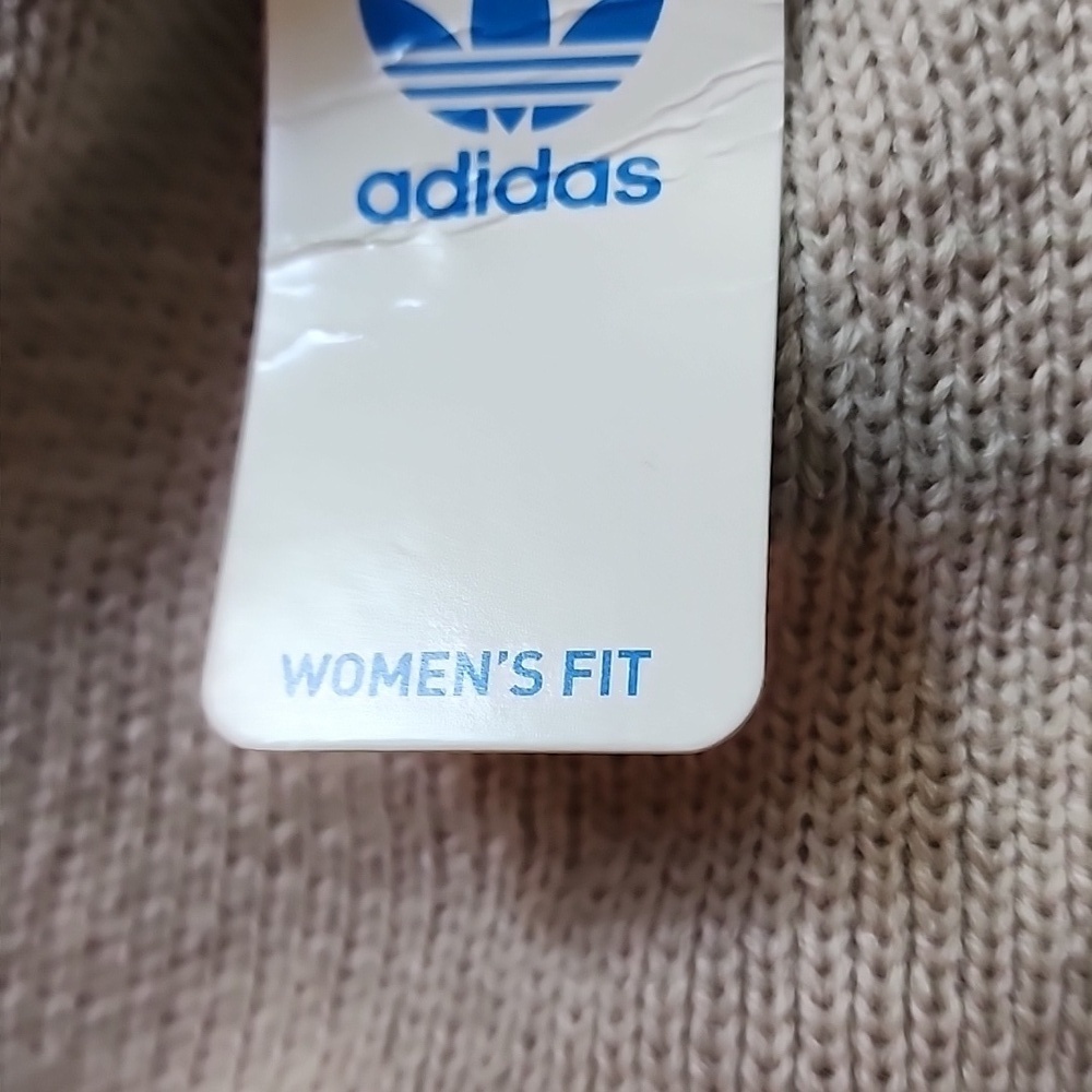 Adidas Beige Knit Beanie - Picture 2 of 3